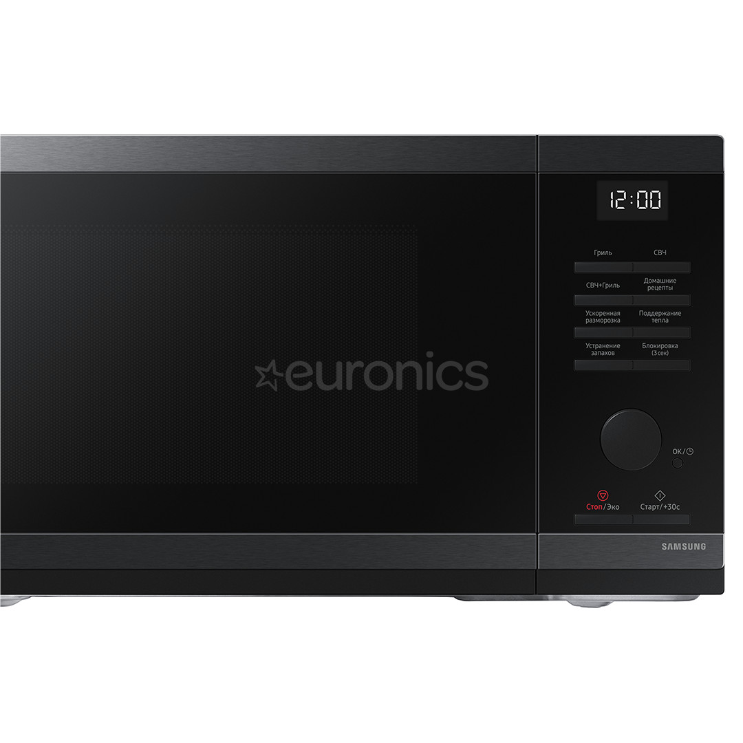 Samsung, 23 L, melna - Mikroviļņu krāsns ar grilu