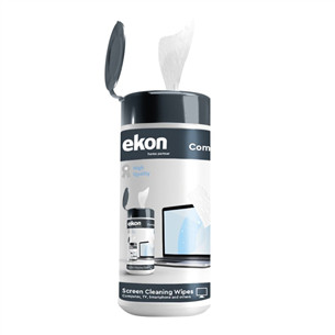 EKON Screen Cleaning Wipes, 100 gab. - Tīrīšanas slavetes ekrāniem ECCLEAN100WIPES