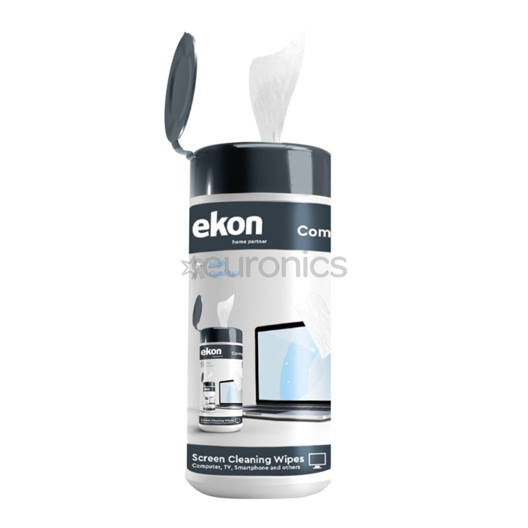 EKON Screen Cleaning Wipes, 100 gab. - Tīrīšanas slavetes ekrāniem