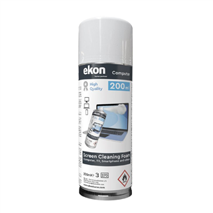 EKON Screen Cleaning Foam, 200 ml - Ekrāna tīrīšanas līdzeklis ECSPRAYFOAM200ML