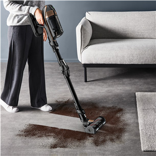 Tefal X-Force Flex 15.60 Aqua, melna/zelta - Bezvadu putekļu sūcējs