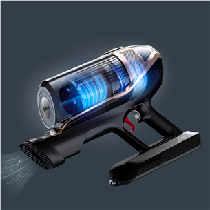 Tefal X-Force Flex 15.60 Aqua, melna/zelta - Bezvadu putekļu sūcējs