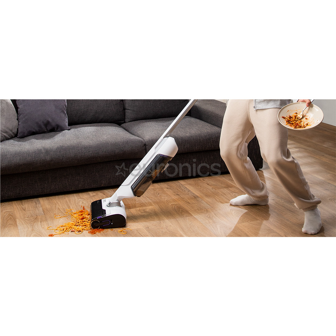 Tefal X-Clean 10, влажная уборка, белый - Беспроводной пылесос для твердых полов
