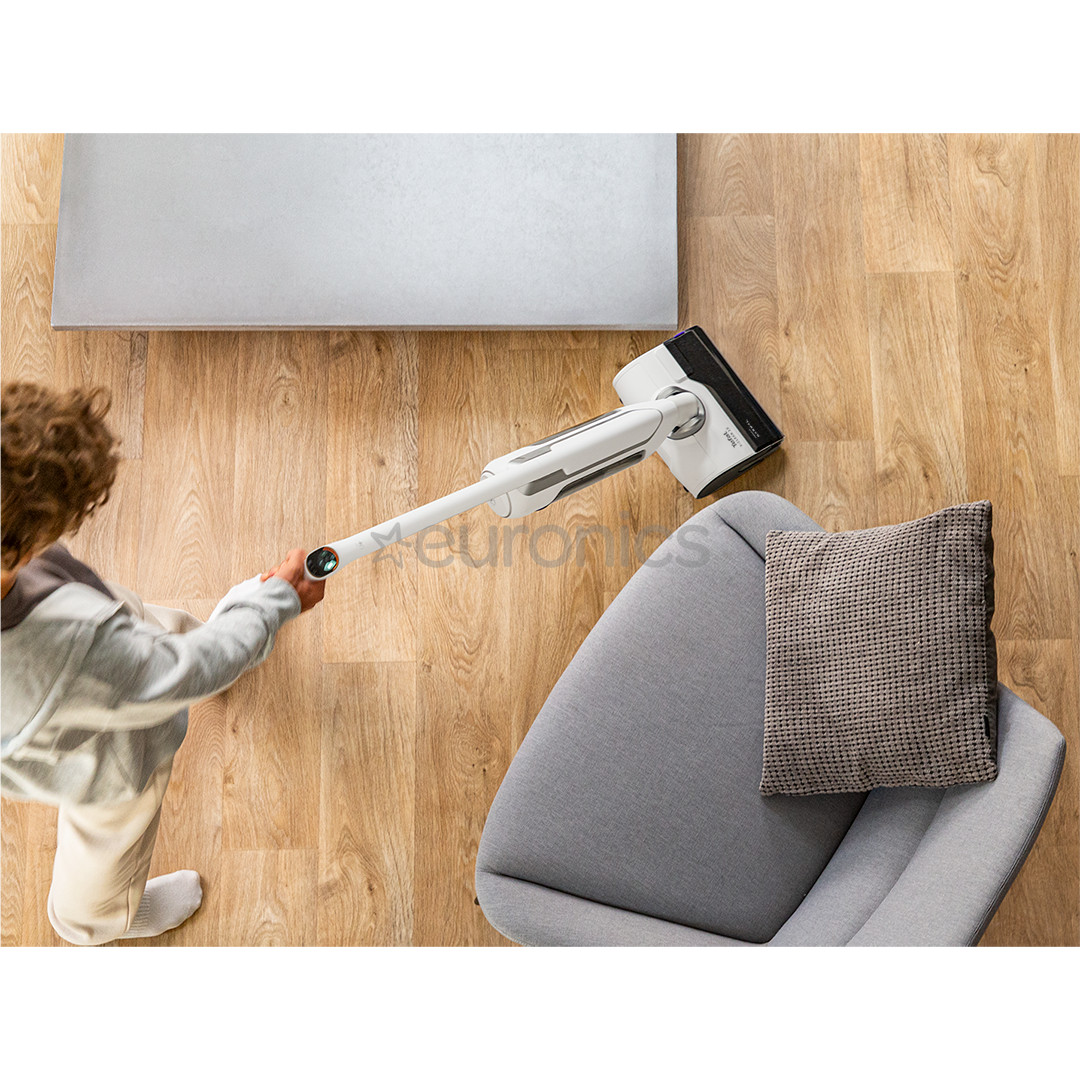 Tefal X-Clean 10, влажная уборка, белый - Беспроводной пылесос для твердых полов