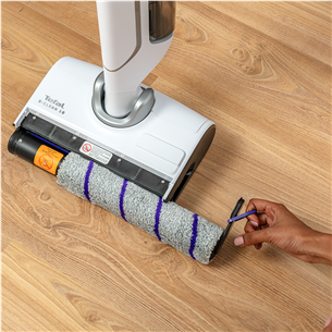 Tefal X-Clean 10, Wet & Dry, balta - Bezvadu putekļu sūcējs