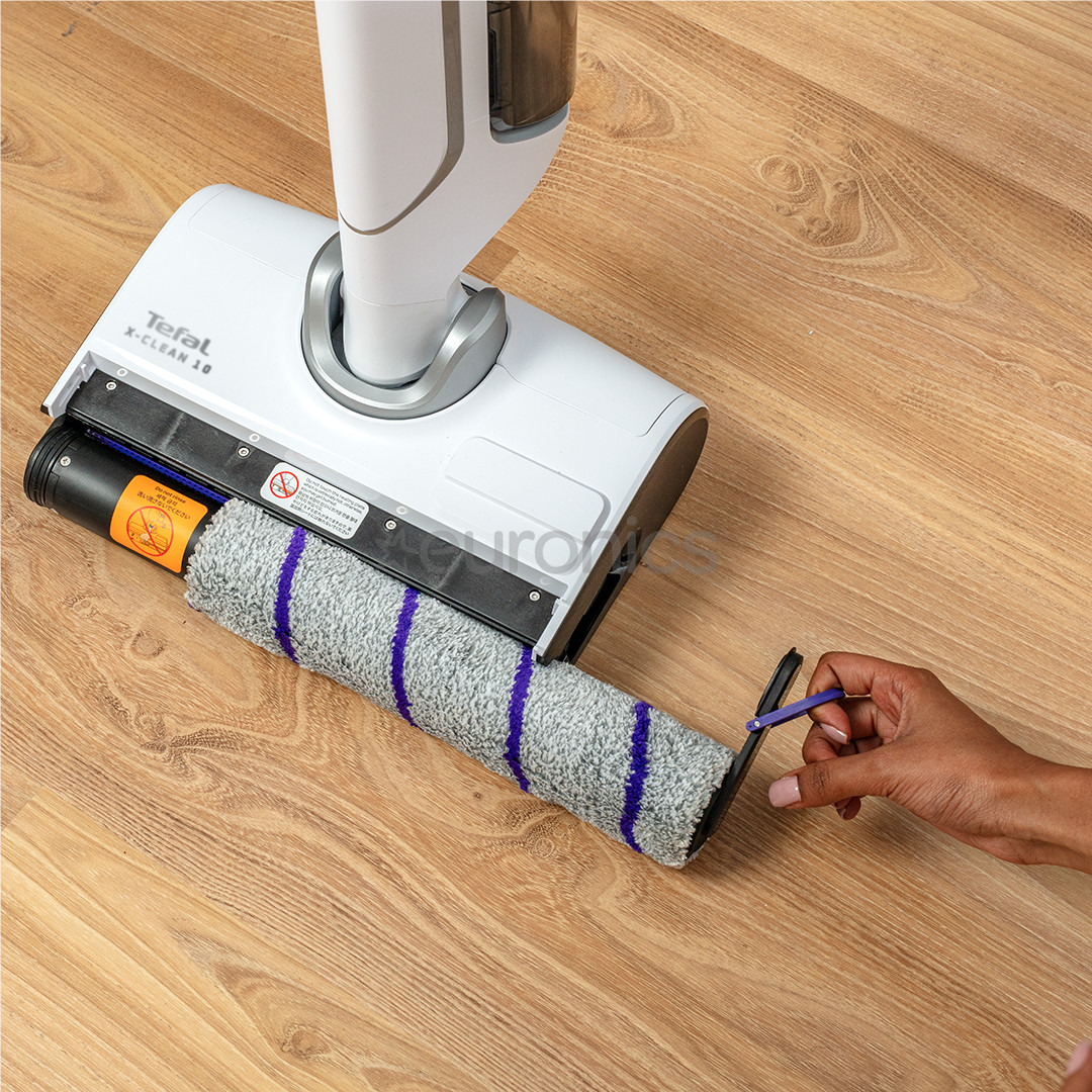 Tefal X-Clean 10, влажная уборка, белый - Беспроводной пылесос для твердых полов