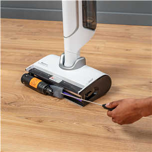 Tefal X-Clean 10, Wet & Dry, balta - Bezvadu putekļu sūcējs