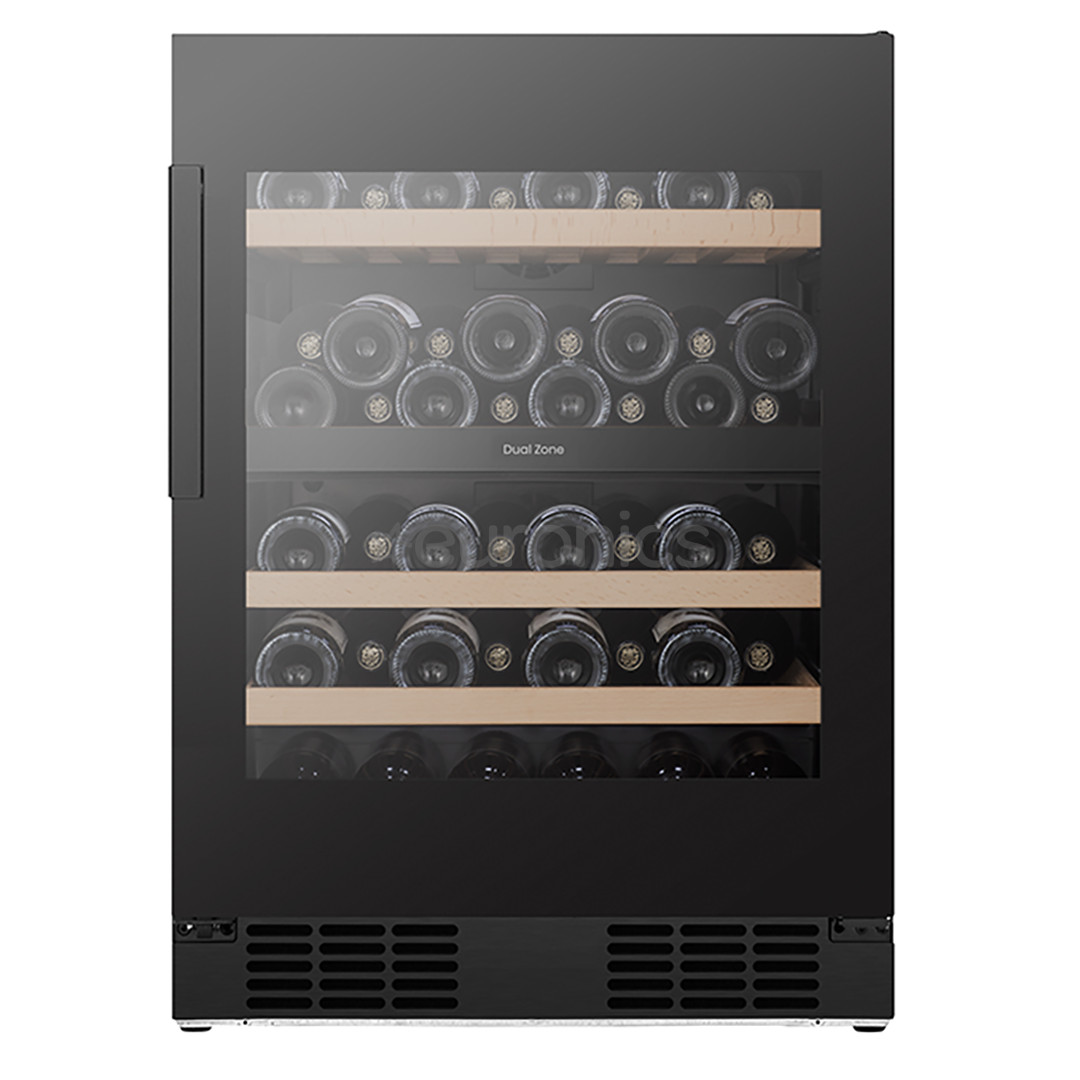Hisense, 46 bottles, height 82 cm, black - Wine cooler