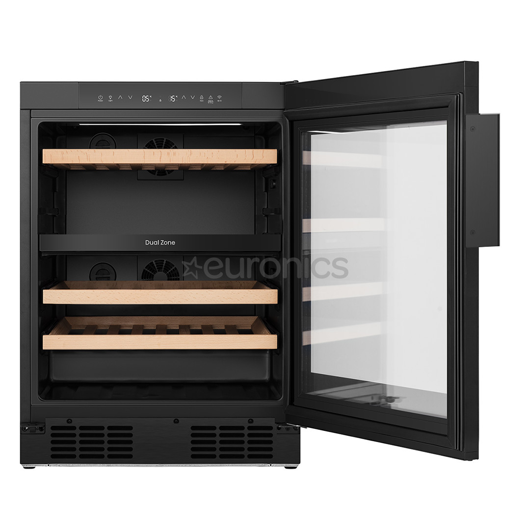 Hisense, 46 bottles, height 82 cm, black - Wine cooler