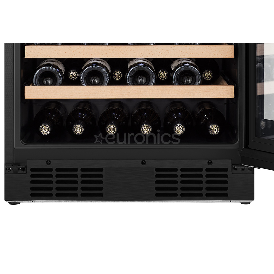 Hisense, 46 bottles, height 82 cm, black - Wine cooler
