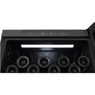 Hisense, 46 bottles, height 82 cm, black - Wine cooler