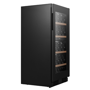 Hisense, 108 pudeles, augstums 127 cm, melna - Vīna skapis