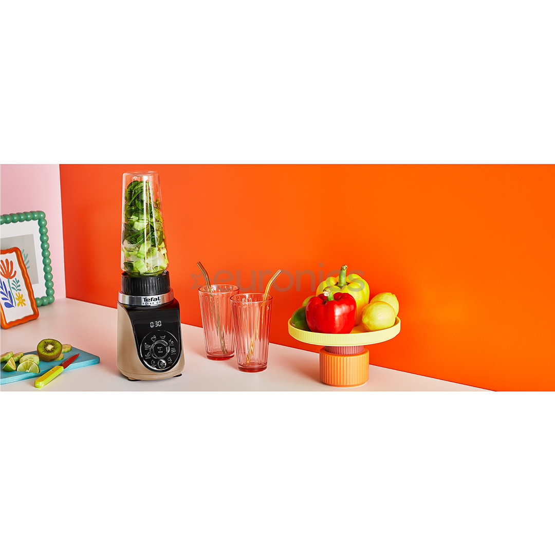 Tefal Blend Up, 1000 W, zelta/melna - Mini blenderis