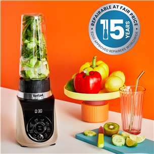 Tefal Blend Up, 1000 W, zelta/melna - Mini blenderis