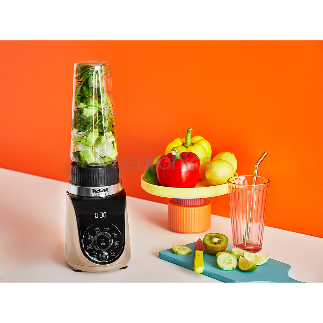Tefal Blend Up, 1000 W, zelta/melna - Mini blenderis