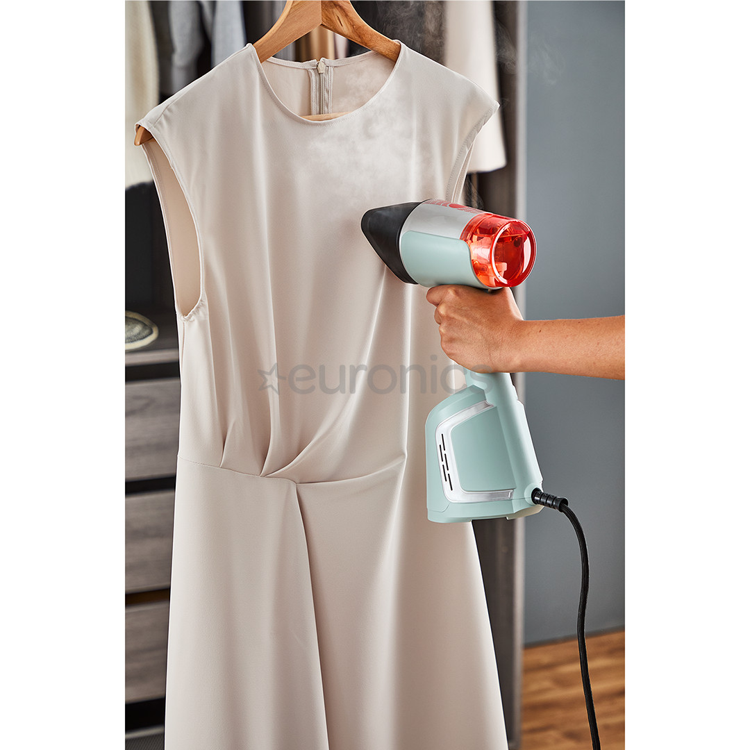 Tefal AeroSteam, 1400 W, gaiši zilganzaļš - Rokas apģērbu tvaicētājs