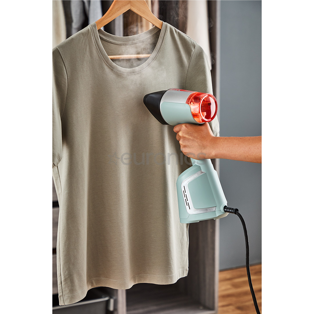 Tefal AeroSteam, 1400 W, gaiši zilganzaļš - Rokas apģērbu tvaicētājs