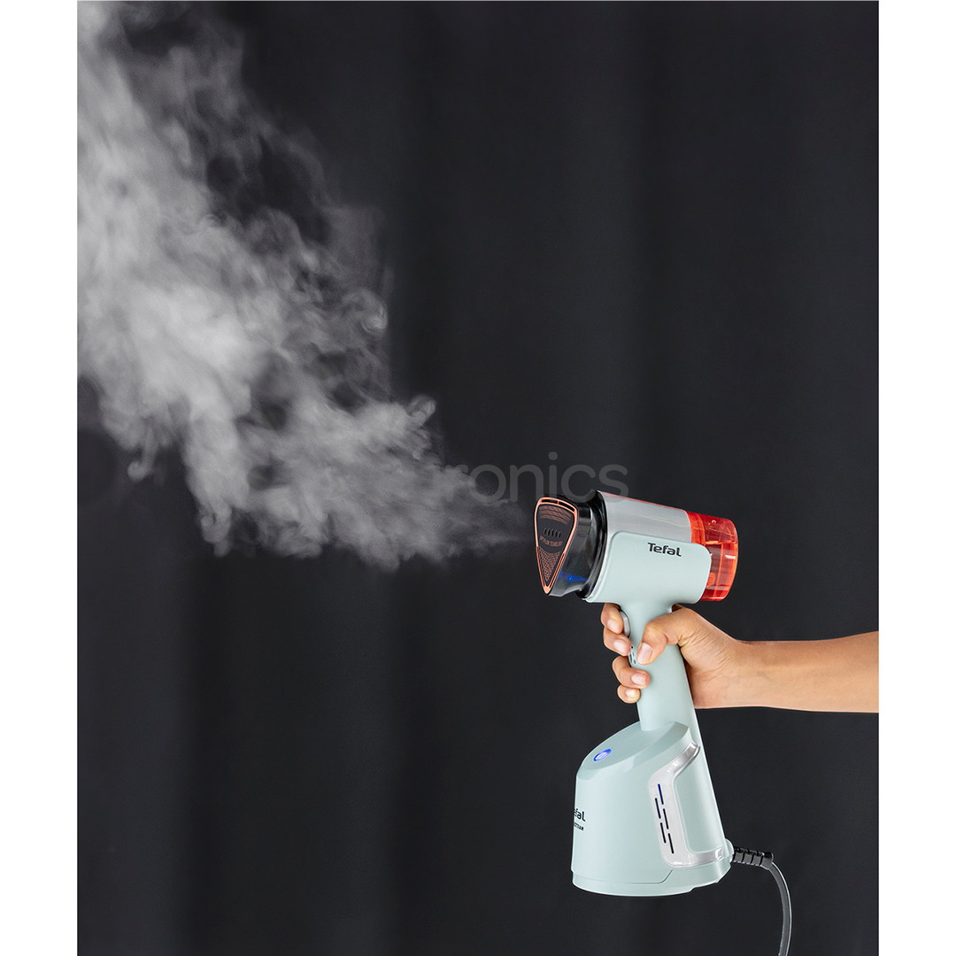 Tefal AeroSteam, 1400 W, gaiši zilganzaļš - Rokas apģērbu tvaicētājs