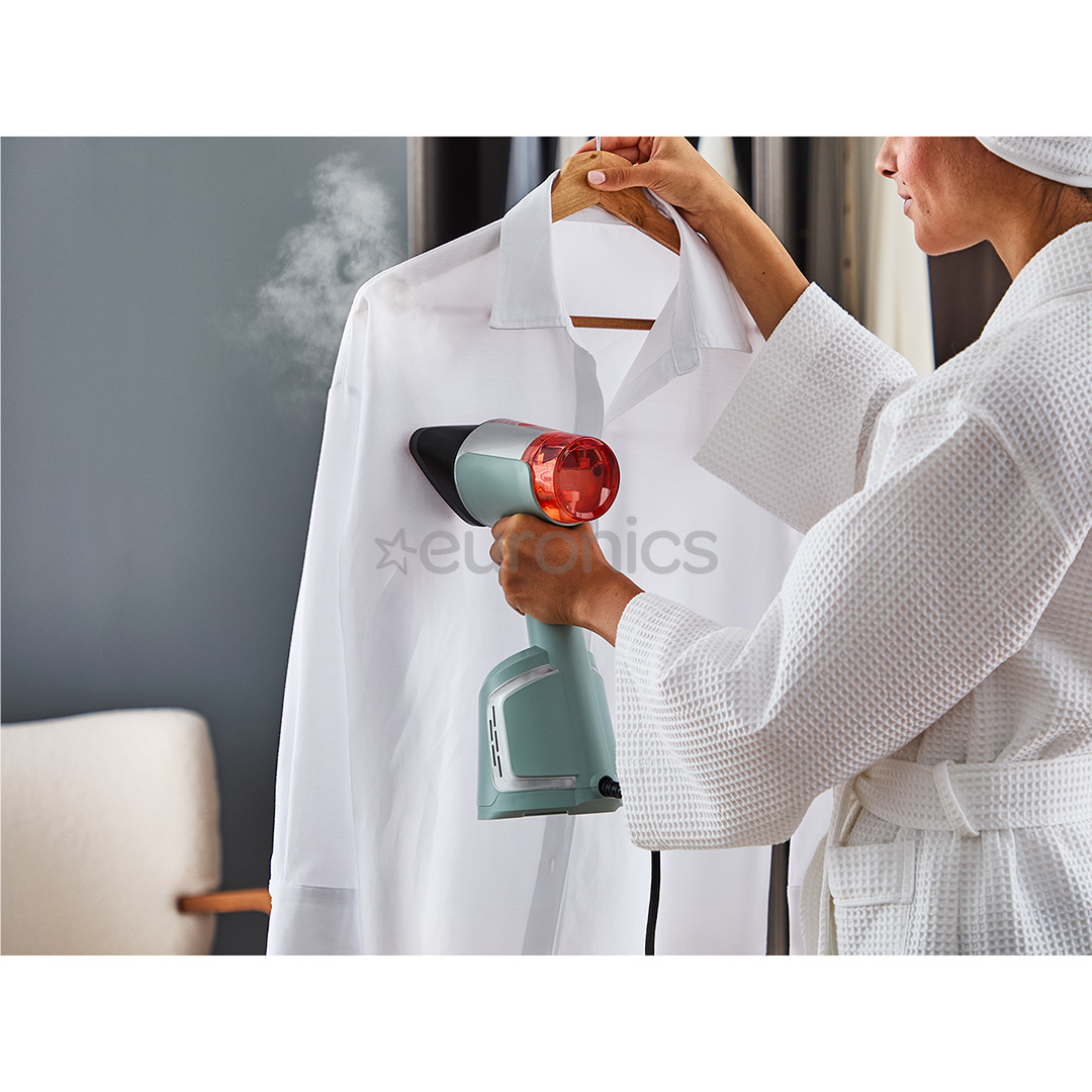 Tefal AeroSteam, 1400 W, gaiši zilganzaļš - Rokas apģērbu tvaicētājs