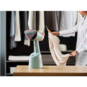 Tefal AeroSteam, 1400 W, gaiši zilganzaļš - Rokas apģērbu tvaicētājs