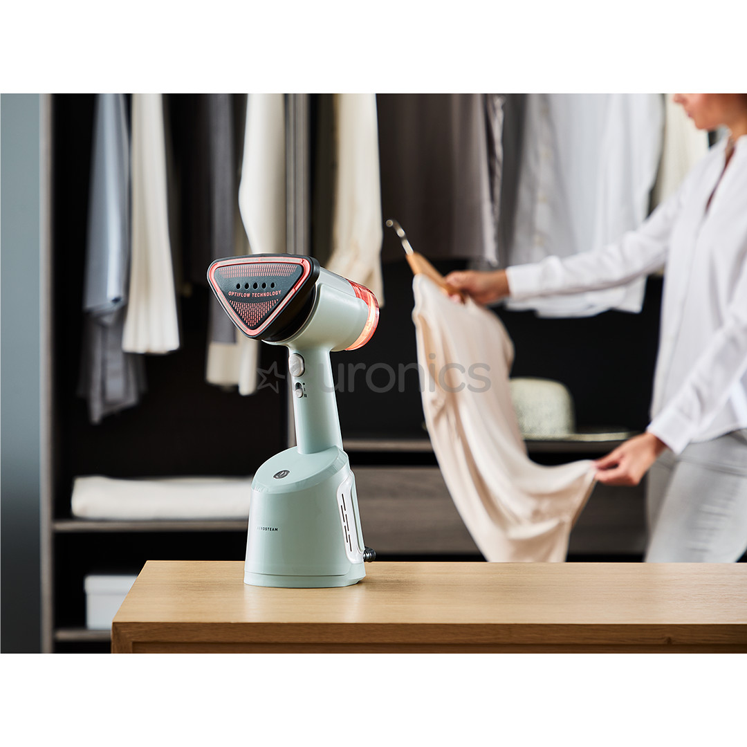 Tefal AeroSteam, 1400 W, gaiši zilganzaļš - Rokas apģērbu tvaicētājs