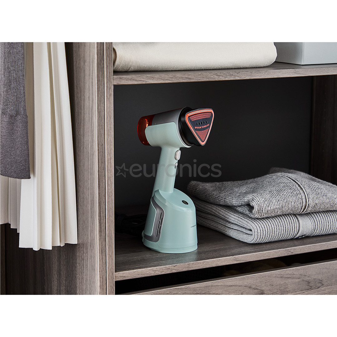 Tefal AeroSteam, 1400 W, gaiši zilganzaļš - Rokas apģērbu tvaicētājs