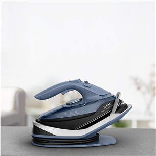 Tefal Freemove Power, 2600 W, zila/melna - Bezvadu tvaika gludeklis