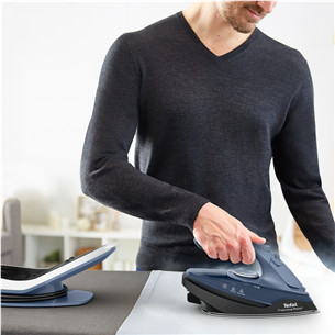 Tefal Freemove Power, 2600 W, zila/melna - Bezvadu tvaika gludeklis