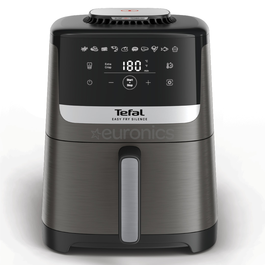 Tefal Easy Fry Silence, 1670 W, 5 L, grey - Air fryer