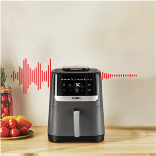 Tefal Easy Fry Silence, 1670 W, 5 L, grey - Air fryer