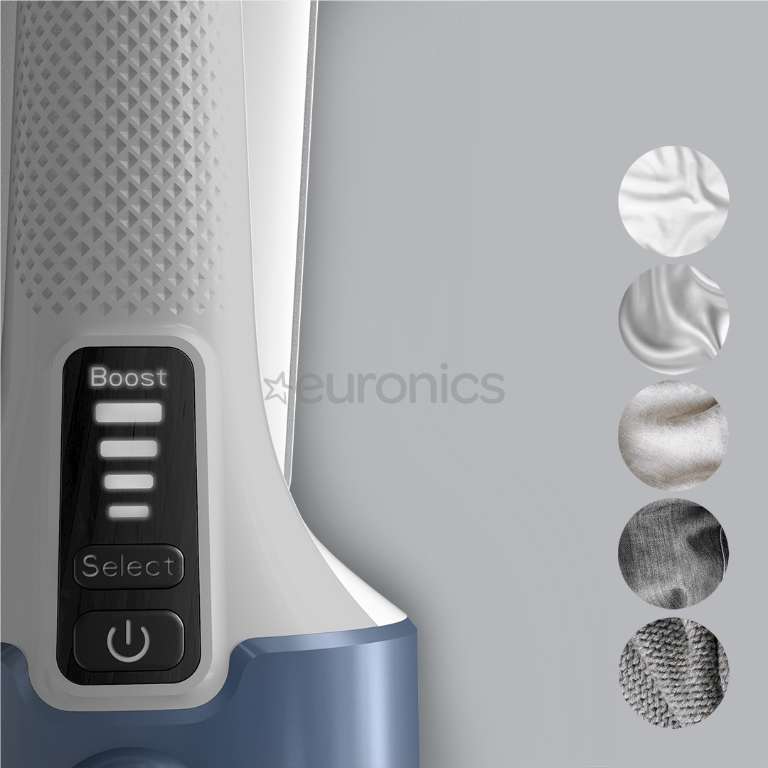 Tefal Pure Force, 2 в 1, 1800 Вт, белый/синий - Ручной отпариватель