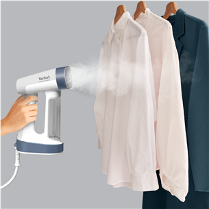 Tefal Pure Force, 2-in-1, 1800 W, white/blue - Garment steamer