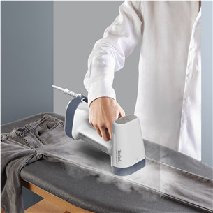 Tefal Pure Force, 2 в 1, 1800 Вт, белый/синий - Ручной отпариватель