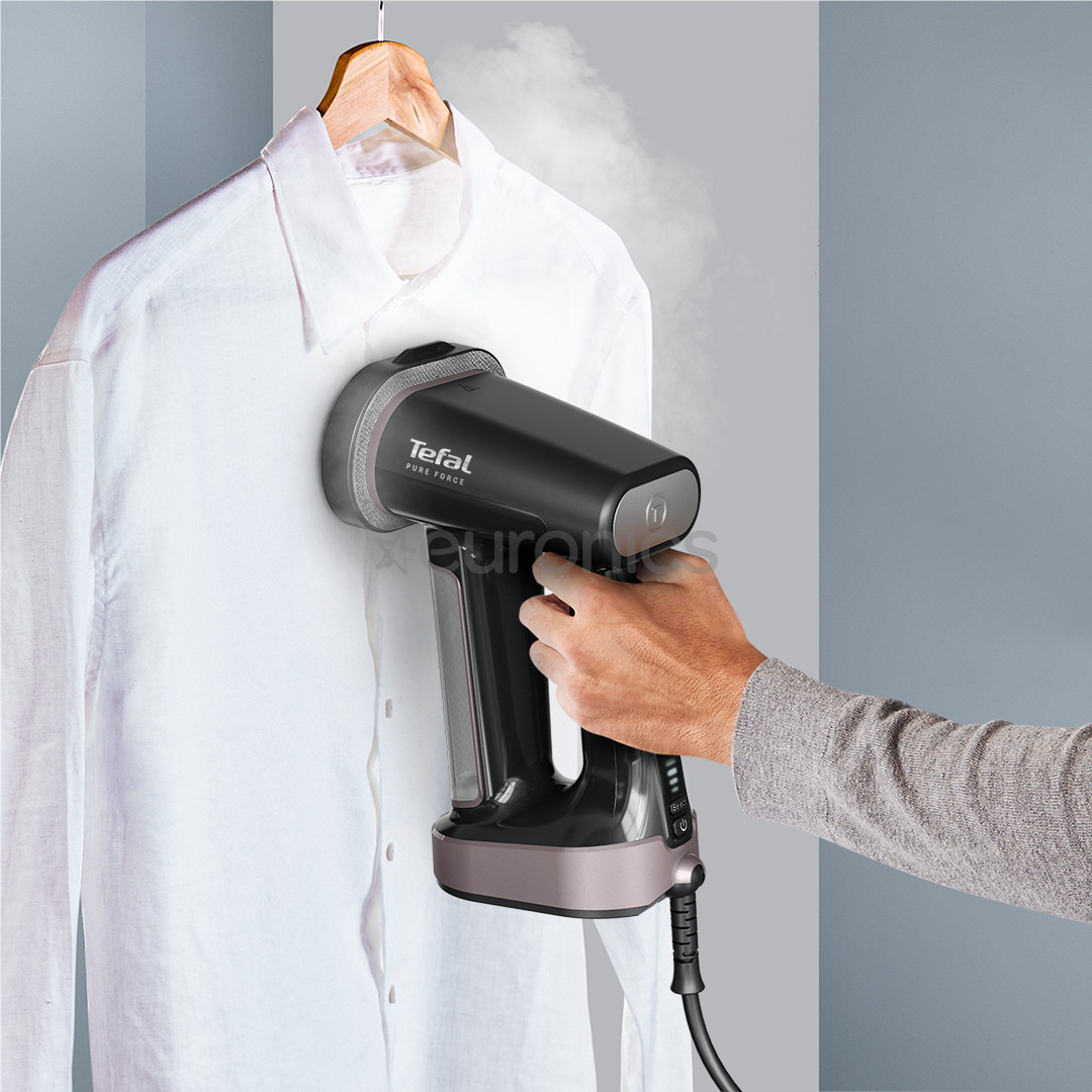 Tefal Pure Force, 3-in-1, 1800 W, black/pink - Clothing steamer