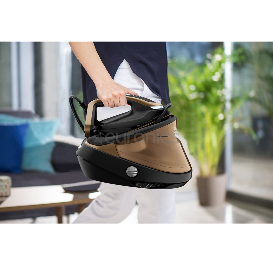 Tefal Pro Express Vision, melna/zelta - Gludināšanas sistēma