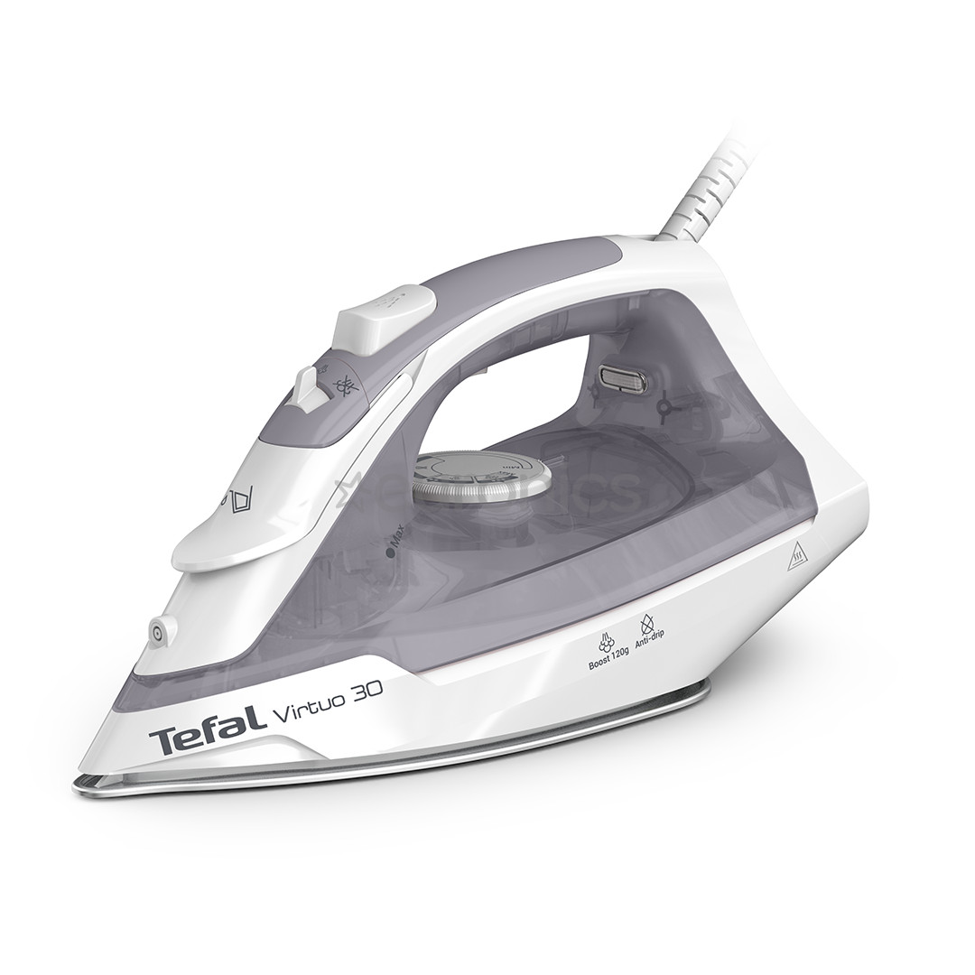 Tefal Virtuo 30, 2000 W, white/grey - Steam iron