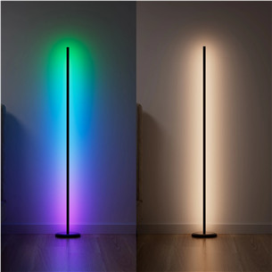 Nanoleaf Matter Smart Multicolor Floor Lamp, melna - Viedā lampa