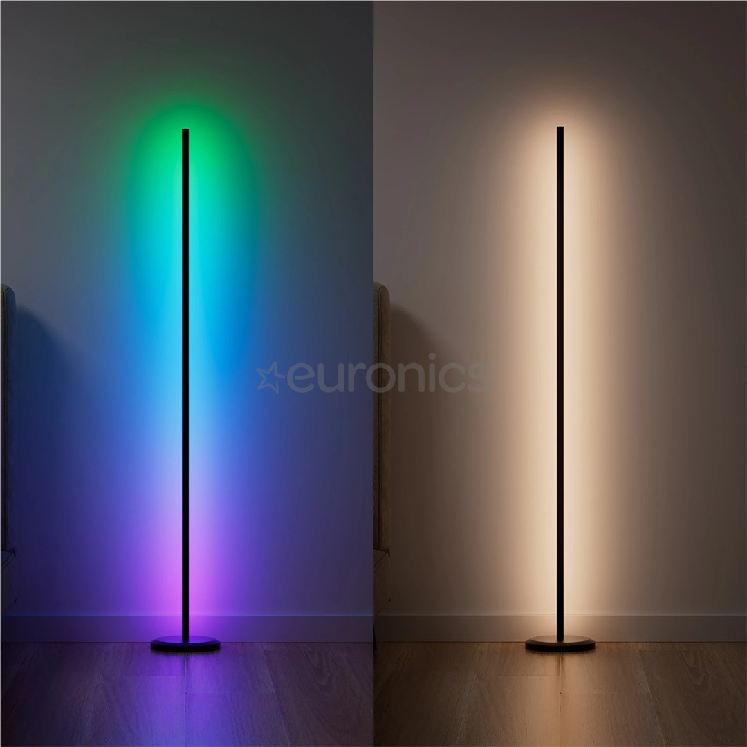Nanoleaf Matter Smart Multicolor Floor Lamp, melna - Viedā lampa