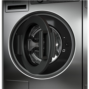 Asko, Professional, 7 kg, dziļums 59.1 cm, 1400 apgr/min., pelēka - Veļas mazgājamā mašīna ar priekšējo ielādi