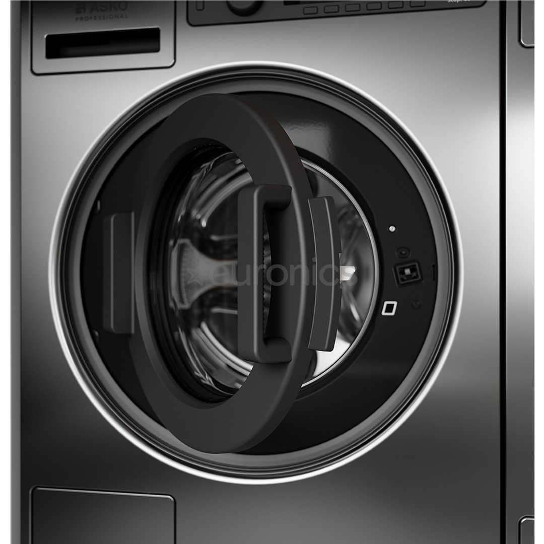 Asko, Professional, 7 kg, dziļums 59.1 cm, 1400 apgr/min., pelēka - Veļas mazgājamā mašīna ar priekšējo ielādi