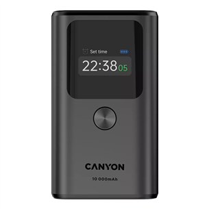 Canyon OnPower 130, 10000 мАч, темно-серый - Внешний аккумулятор CNS-CPB130DG