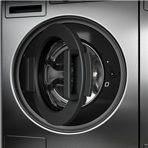 Asko, Professional, 9 kg, depth 70,6 cm, 1400 rpm, stainless steel - Front load washing machine