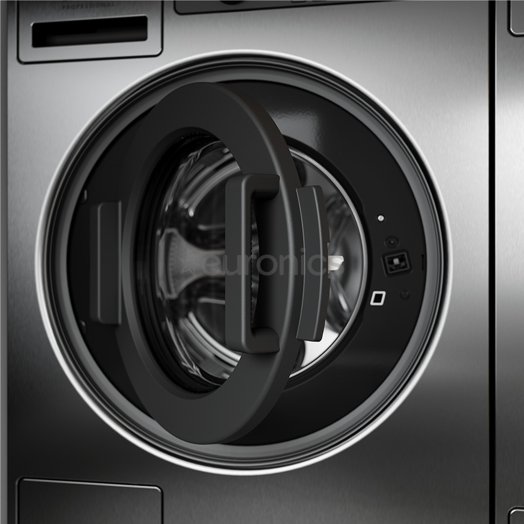 Asko, Professional, 9 kg, depth 70,6 cm, 1400 rpm, stainless steel - Front load washing machine