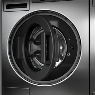 Asko, Professional, 9 kg, depth 70,6 cm, 1400 rpm, stainless steel - Front load washing machine