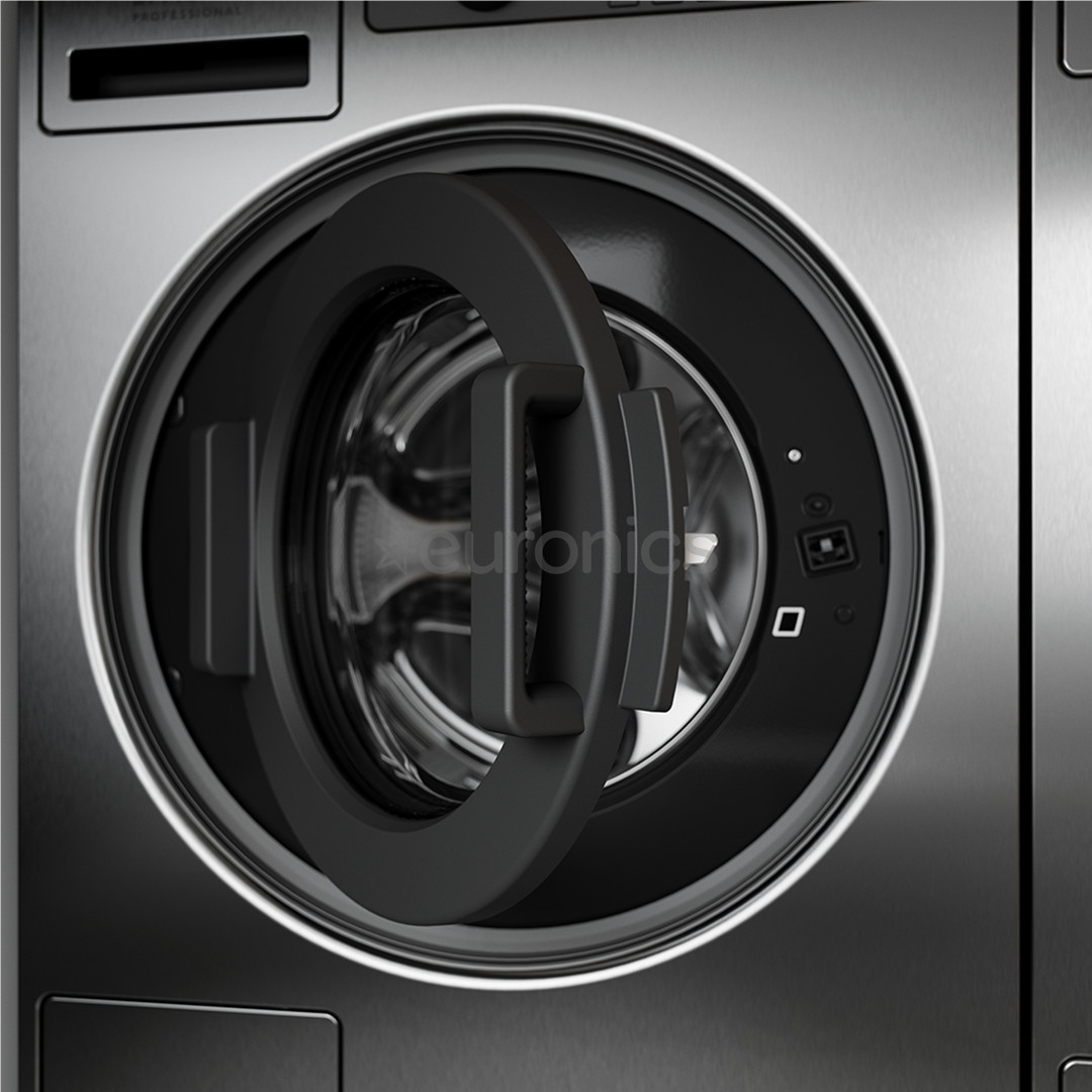 Asko, Professional, 9 kg, depth 70,6 cm, 1400 rpm, stainless steel - Front load washing machine