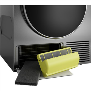 Asko, Professional, 7 kg, depth 65,4 cm, stainless steel - Clothes dryer