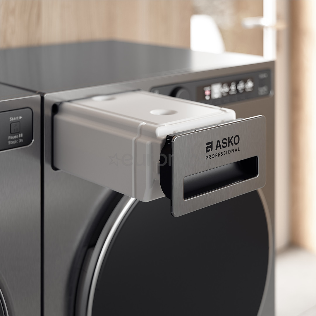 Asko, Professional, 7 kg, depth 65,4 cm, stainless steel - Clothes dryer