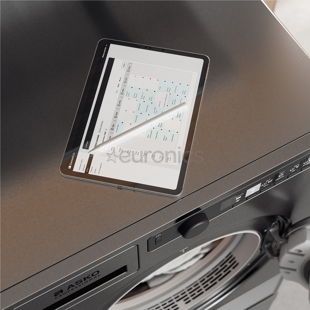 Asko, Professional, 7 kg, depth 65,4 cm, stainless steel - Clothes dryer