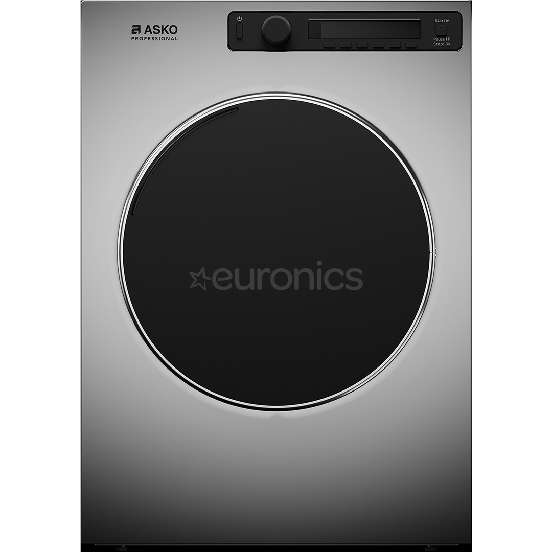Asko, Professional, 7 kg, dziļums 65.4 cm, pelēka - Veļas žāvētājs