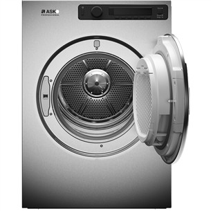 Asko, Professional, 7 kg, dziļums 65.4 cm, pelēka - Veļas žāvētājs